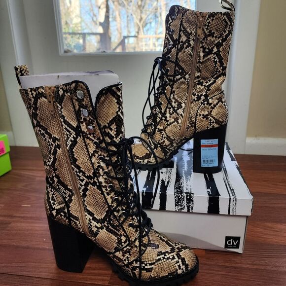 Dolce Vita Ayleen Snakeskin Boot 9 NIB - Picture 5 of 9